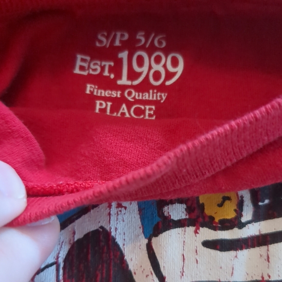🍁2/$7🍁 CHILDREN'S PLACE Red All Muscle Car Graphic Long Sleeve Shirt - Picture 3 of 3